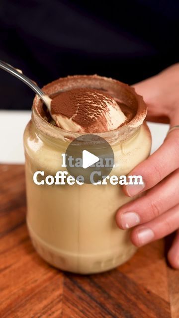 Riverina Fresh on Instagram: "We're making the viral Italian Coffee Cream.  It really is that easy to make..  #riverinafresh #riverinafreshmilk #italiancoffeecream #cremadicaffe #whippedcream #coffeerecipes" Cafe Crema Recipe, Italian Cream Coffee Creamer Recipe, Italian Coffee Cream, Fresh Cream Recipe, Coffee Creams, Protein Ice Cream Recipe, Homemade Coffee Creamer, Coffee Cream, Coffee Dessert