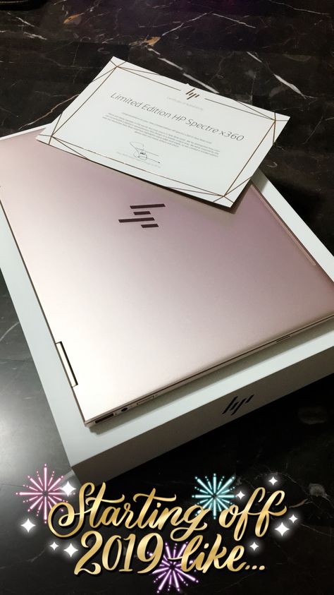 New Pale Rose Gold HP Spectre x360 Laptop 12/31/2018 for the New Years🎉 Hp Pink Laptop, Hp Spectre X360 Rose Gold, Hp Pavilion X360 Aesthetic, Pink Hp Laptop, Hp Laptop Aesthetic, Gold Car Accessories, Rose Gold Car, Chromebook Case, Laptop For College