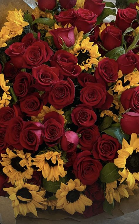 How Kylie Jenner & All the Kardashians Celebrated Valentine's Day - E! Online Khloe And Kourtney, All The Kardashians, Balloons Galore, Sunflowers And Roses, Instagram Roses, Boquette Flowers, Sunflower Wallpaper, The Kardashians, Wonderful Flowers