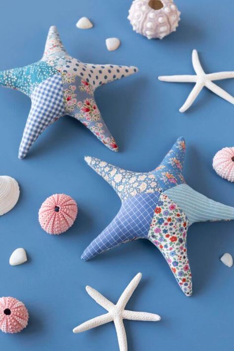 Sewing Fish, Cute Starfish, Whale Pillow, Charm Packs Fabric, Tone Finnanger, Hair Kit, Blue Charm, Fish Pattern, Creating Memories