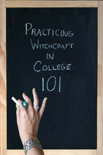 Practicing Witchcraft in College or University: A Crash Course - Moody Moons Practicing Witchcraft, Pagan Lifestyle, College Course, Goddess Spirituality, Witch School, Pagan Spirituality, College Life Hacks, College Experience, Witch Magic