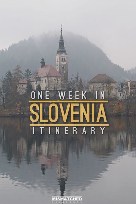 Slovenia is one of Europe's most beautiful countries. We spent one week in Slovenia and absolutely fell in love with it. From the capital, Ljubljana to the fairy tale town, Bled, there is so much to see here. Slovenia is also home to many natural wonders like Lake Bohinj and Vintgar Gorge. Check out our full itinerary for One Week in Slovenia here. Slovenia Itinerary, Visit Slovenia, Bled Slovenia, Slovenia Travel, Balkans Travel, Eastern Europe Travel, Lake Bled, Voyage Europe, Visit Europe