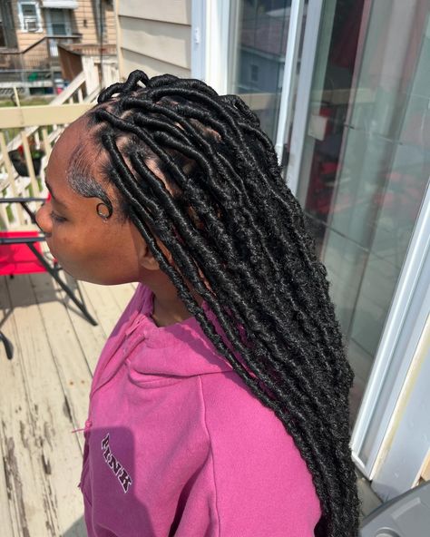 Book this glam style under, Soft Locs: Med Soft Locs (Waist Len.) #SendStars #starsforreels #sendstarstosupport #messiahhairglam #getphelltup #booknow #chicagobraider #forestparkbraider #gingerhair #chicagolocstylist #braids #braider #locs #braidideas #softlocs #chicagobraidstyles #chicagotiktok #likeandshare #tellafriend #booknow #comment #share #smallbusiness #blackownership #blackowned #blackownbusiness #foryourpage #explorepage #highlights #highlightseveryone #everyonefollowers 36inch Soft Locs, Soft Locs Smedium, Soft Locs Waist Length, Soft Locs 28 Inches, Knowles’s Soft Locs, Ginger Hair, Glam Fashion, Braid Styles, Locs