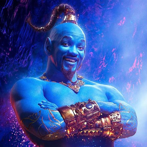 Disney Remake on Instagram: “🕌 Can we all just agree Will Smith was Iconic as the Genie! He made the Genie into his own character and it worked so well! Robin Williams…” Will Smith Movies, Aladdin Wallpaper, Aladdin Live, Aladdin Genie, Genie Aladdin, Disney Live, Adventure Movie, Karakter Disney, Aladdin And Jasmine