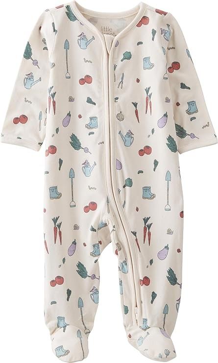 Amazon.com: little planet by carter's Baby 2-Way Zip Sleep & Play Made with Organic Cotton, Veggie Garden Print, 3M : Clothing, Shoes & Jewelry Baby Pajamas, Baby Cover, Garden Print, Activewear Sets, Carters Baby, Veggie Garden, Toddler Boy Outfits, Kids Outfits Girls, Toddler Girl Outfits