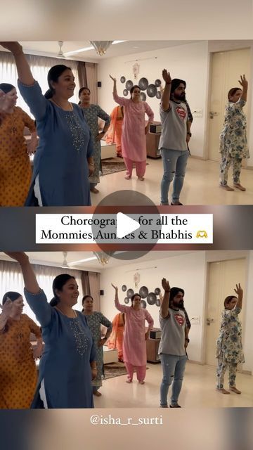 Isha Surti (Choreographer) on Instagram: "When all the ladies of your family start the sangeet evening with this beautiful segment 🫶  Tag all the ladies of your family ✨  @akashjakhru   #ishaschoreography #dance #dancereels #wedding #weddingsangeet #choreography #aajsajeya" Family Dance Songs Wedding, Sangeet Dance Video, Wedding Choreography, Wedding Dances, Ladies Sangeet, Wedding Dance Songs, Sangeet Dance, Wedding Dance Video, Gold Jewels Design