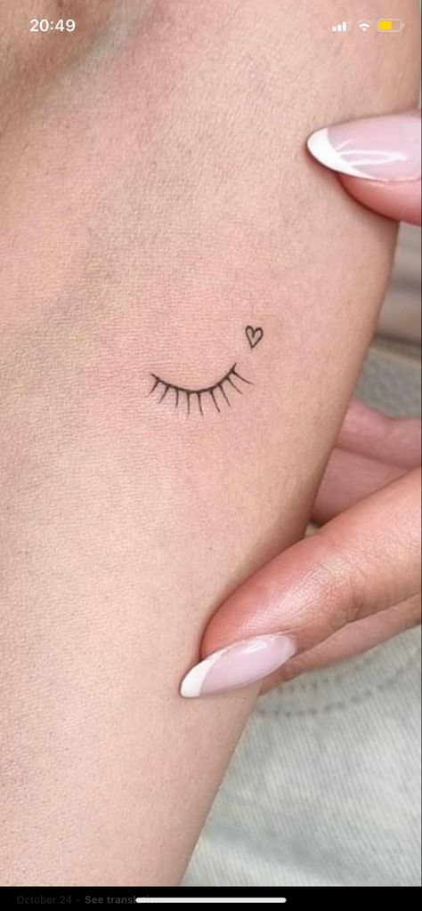 Lash Tattoo Ideas, Eyelash Tattoo, Eye Lash Tattoo, Lash Designer, Sassy Wallpaper, Petite Tattoos, Mini Tattoo, Professional Tattoo, Tattoo Love