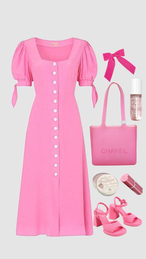 #barbie #pink #barbieaesthetic #barbiecore #pinkaesthetic #pinkcore #aesthetic #modest #dress #outfit #dressoutfit Aesthetic Outfit Ideas For School, Selena Gomez Aesthetic, Modest Aesthetic, Dress Up Days, Aesthetic Face, Modesty Outfits, Cute Modest Outfits, Modest Fashion Outfits, Fancy Outfits