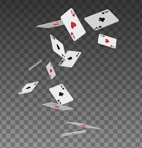 Free vector falling poker cards aces rea... | Free Vector #Freepik #freevector #casino-chip #roulette #gambling #casino-roulette Gambling Cards, Casino Roulette, Vector Icons Illustration, Casino Poker, Poker Chips, Poker Cards, Blackjack, Poker, Casino