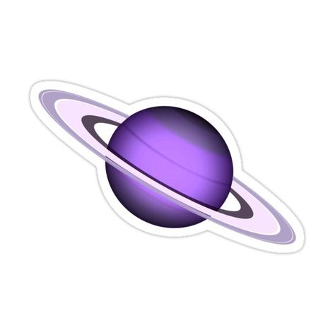 Purple Planet Widget, Saturn Png Aesthetic, Saturn Png, Saturn Sticker Aesthetic, Sticker Planet, Saturn Sticker, Yellow Aesthetic, Coloring Stickers, Cute Stickers