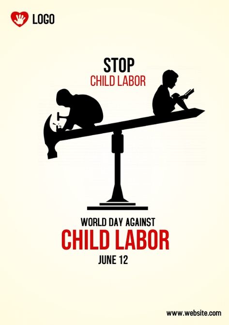 Customize 2,360+ Labor Day Poster Templates | PosterMyWall Poster Social Awareness, Social Awareness Poster Illustration, Child Labour Poster Creative, World Day Against Child Labour Poster, Child Labor Poster Drawing, Stop Child Labour Posters, Child Labour Day Creative Ads, Poster On Child Labour, Child Labour Illustration