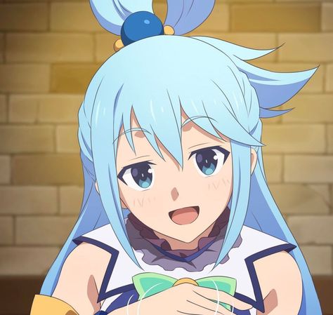 4,262 Me gusta, 74 comentarios - Aqua (@daily.aqua_) en Instagram: "Good morning! - - #aqua #konosuba #anime #bestgirl #bluehair #blue #konosubamemes #aquakonosuba…" Aqua Sama, Konosuba Aqua, Konosuba Wallpaper, Aqua Konosuba, Healing Magic, Cultura Pop, Wonders Of The World, Anime Funny, Anime Icons