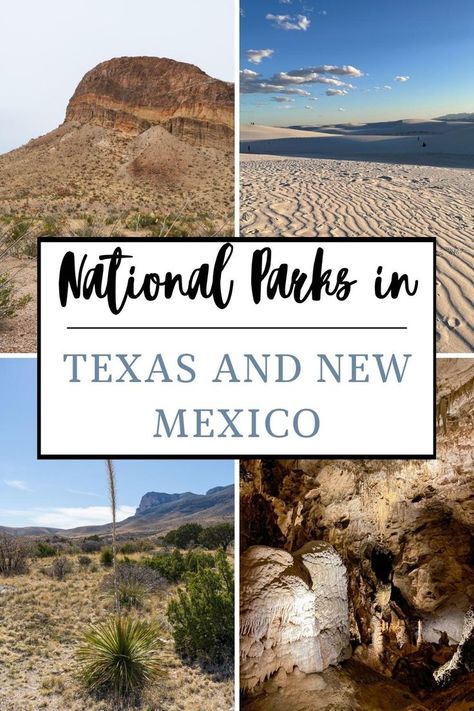 New Mexico Travel Itinerary, New Mexico National Parks, Southwest National Parks Road Trip, New Mexico Road Trip Map, Southwest National Parks Road Trip Map, New Mexico Hiking Trails, New Mexico Camping, Texas Road Trip, Red River New Mexico