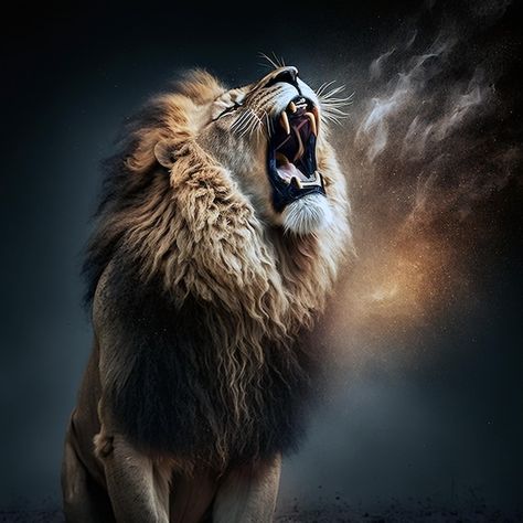 Photo roar of majesty | Premium Photo #Freepik #photo #lion-roar #lion #predator #pet Illuminated Wall Art, Lion Roar, Acrylic Background, Roaring Lion, Illumination Art, Old Bridge, Neon Design, Art Products, Led Neon Signs