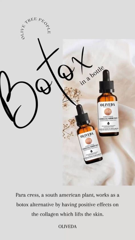 Botox In A Bottle, Oils For Scars, Botox Alternative, Holistic Skin Care, Tree People, Eco Beauty, Skin Structure, Face Facial, Healthy Hair Tips