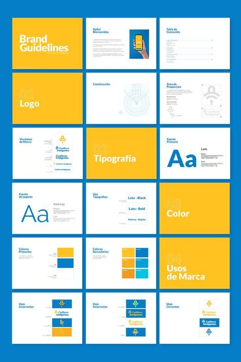 Corporate Design Manual, Brand Guidelines Book, Logo Guidelines, Brand Guidelines Design, Branding Identity Inspiration, Website Design Inspiration Layout, Presentation Slides Design, Manual Design, Style Guide Design