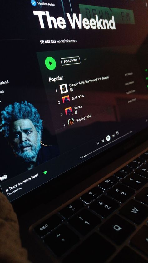 Spotify On Laptop Aesthetic, Laptop Music Aesthetic, Foto Laptop Aesthetic, Spotify Laptop, Grunge Pictures, Birthday Quotes Funny For Him, Music Collage, Bullet Journal Aesthetic, Creative Profile Picture