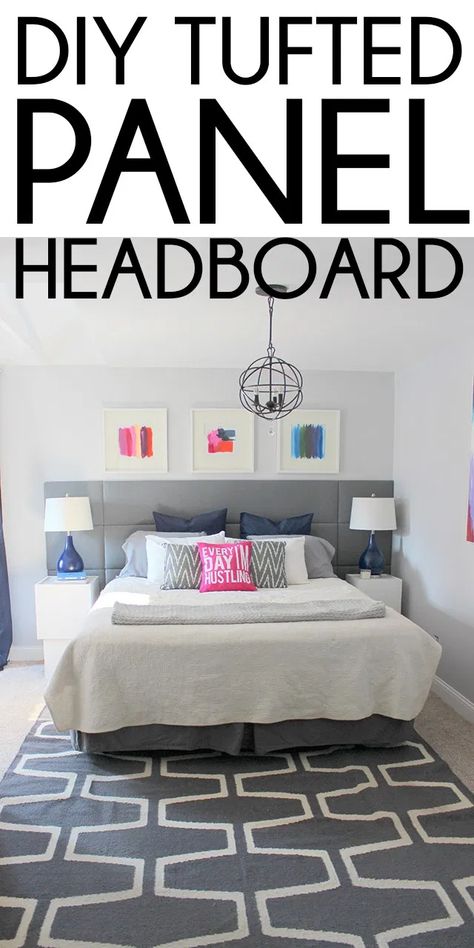 Bedroom Lighting Diy, Tiny Cottages, Diy Wood Headboard, Bookshelf Headboard, Diy Headboard Upholstered, Head Boards, Headboard Upholstered, Diy Headboards, Platform Bed With Storage