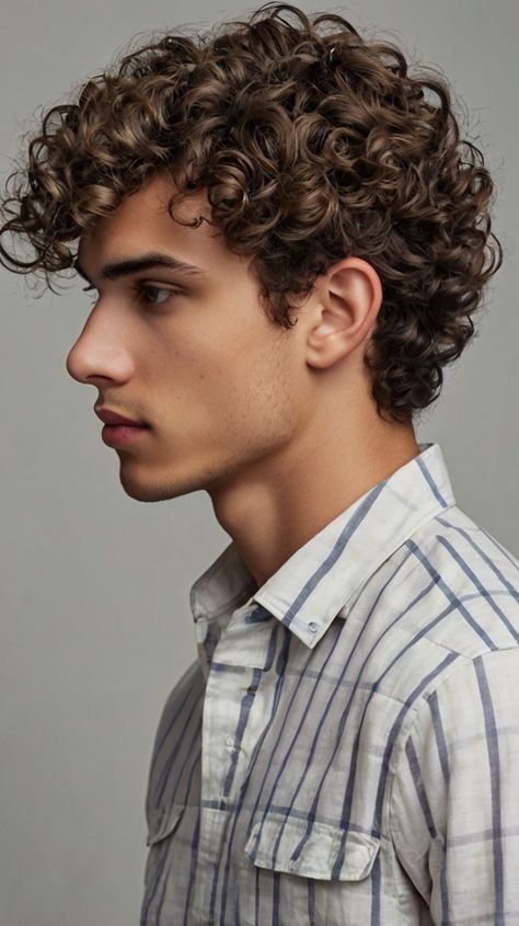 Sleek Men's Short Curly Hairstyles Ideas for Short Curly Mohawk 👑 Short Curly Hairstyles Ideas, Short Curly Mohawk, Jawline Goals, Curly Hairstyles Ideas, Mens Short Curly Hairstyles, Curly Mohawk, Textured Crop, Lasting Curls, Short Curly Hairstyles