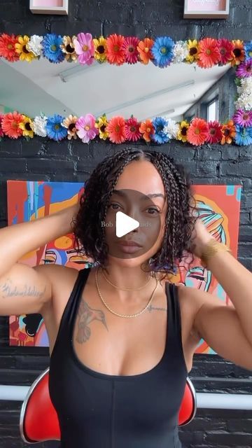 The Cut Life on Instagram: "beautiful boho bob braids by Philly-based braider @thebraidbasquiat 🔥  #thecutlife #bobbraids #phillybraider #bohobraids" Longer Bob, Boho Bob, Pixie Braids, Bob Braids Hairstyles, Cut Life, Boho Twists, Bob Braids, Fulani Braids, Pixie Styles