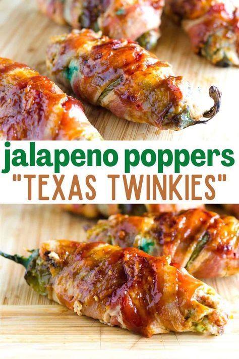 Use up your leftover brisket in this easy "Texas Twinkies" recipe, aka, brisket stuffed jalapeno poppers! Beef Stuffed Jalapeno Peppers, Brisket Stuffed Jalapenos, Grilled Stuffed Jalapeno Peppers, Recipe For Jalapeno Poppers, Stuffed Jalapeno Poppers, Brisket Appetizer Ideas, Brisket Appetizers, Stuffed Jalepeno, Jalapeño Popper Recipe