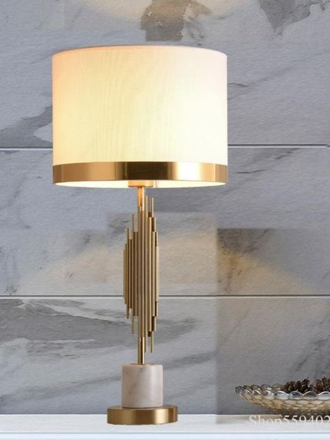 Get the decor that will make your neighbors jealous. Exciting new decor released at Decorfaure. Art Deco Interior Style, Modern Table Lamp Design, Marble Living Room, Art Deco Style Interior, Mahogany Table, Luxury Marble, Decorative Table Lamps, Office Lighting, Table Lamp Design