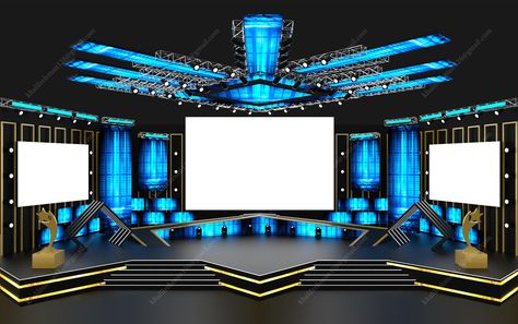 Virtual Stage Design, Stage Set Up, Concert Stage Set Design, 3d Stage Design, Corporate Event Stage, Stage Design Event, Event Stage Design, Stage Concept, Concert Stage Design