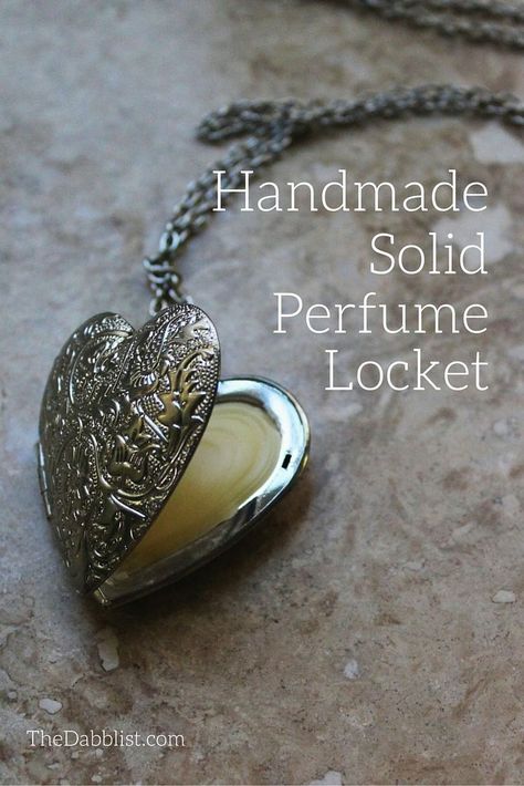 Perfume Locket, Diy Perfume, Solid Perfume, Antique Shop, Homemade Beauty Products, Diy Natural Products, Diy Bath Products, Diy Beauty, Homemade Gifts