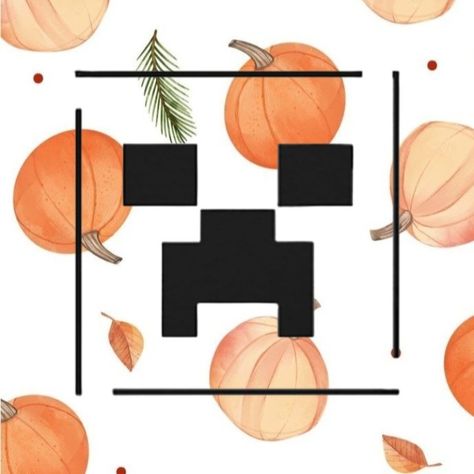 Pumpkin Minecraft, Minecraft Icon, Fall Pumpkins, App Icon, Minecraft, Sewing Projects, Sewing