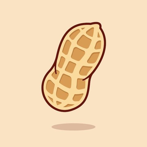 Peanut Cartoon, Food Company Logo, Fruit Cartoon, Free Lightroom Presets Portraits, Peanuts Cartoon, Friend Cartoon, Vector Icons Illustration, Family Cartoon, Illustration Food