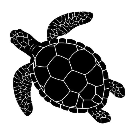 Vector gratuito silueta de tortuga dibuj... | Free Vector #Freepik #freevector #tortuga-silueta #ilustraciones #tortuga #silueta-animales Sea Turtle Silhouette, Sea Turtle Images, Turtle Vector, Turtle Silhouette, Turtle Images, Psd Icon, Vector Hand, Iconic Photos, Psd Files