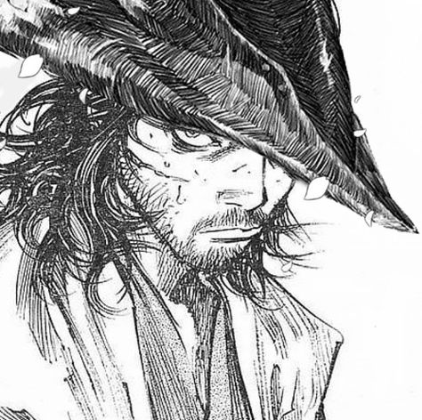 Vagabond musachi wearing Bloodborne hunter hat Bloodborne Icon, Miyamoto Musashi Art, Musashi Miyamoto, Takehiko Inoue, Vagabond Manga, Samurai Artwork, Miyamoto Musashi, Dark Souls Art, Characters Inspiration Drawing