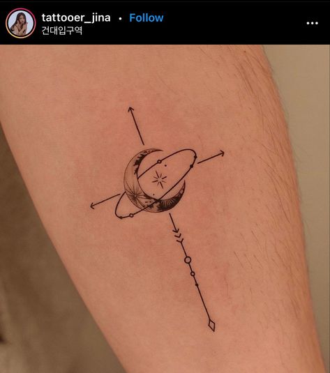 Star Matching Tattoos, Moon Tattoo Designs Men, Atom Tattoo, Cool Nature Tattoos, Astronomy Tattoo, Simple Hand Tattoos, Cosmic Tattoo, Minimal Tattoo Designs, Minimal Tattoo Ideas