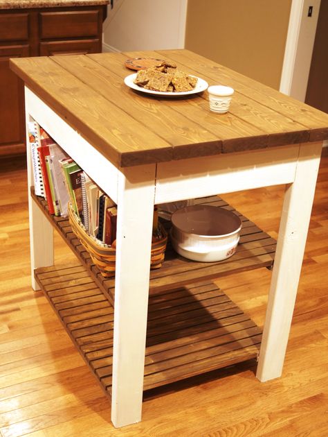 Build Your Own Butcher Block Kitchen Island Diy Kitchen Islands For Small Spaces, Diy Kitchen Island On Wheels, Small Butcher Block Island, Kitchen Table With Storage, Kitchen Island Dimensions, Butcher Block Kitchen Island, Diy Butcher Block, Butcher Block Island Kitchen, Diy Kitchen Table