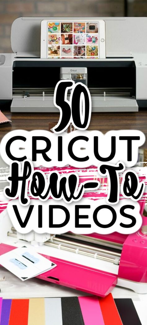 Let these 50 Cricut videos help you master your machine! We have videos for the Cricut Maker, Cricut Explore, and Cricut Joy! #cricut #cricutcreated #cricutvideos #cricuttutorials Joy Cricut, Cricut Videos, Cricut Projects Easy, Cricut Explore Air Projects, Cricut Help, How To Use Cricut, Cricut Supplies, Cricut Stencils, Idee Cricut