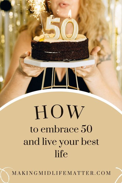 People should embrace their age at all times in life, especially when turning 50. Here are some ways to enjoy and live your best life in your second half. Goals For 50 Year Olds, Life At 50 Woman, Glow Up At 50, Turning 50 Ideas, 50 Things To Do Before 50, Turning 50 Quotes Woman, Turning 50 Quotes, 50 Before 50, Getting Over Someone