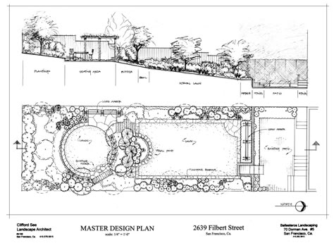 b&w elevation drawing Portfolio D'architecture, Landscape Architecture Portfolio, Garden Planning Ideas, Pencil Photo, Landscape Design Drawings, Landscape Architecture Drawing, Elevation Drawing, Garden Drawing, Landscape Sketch