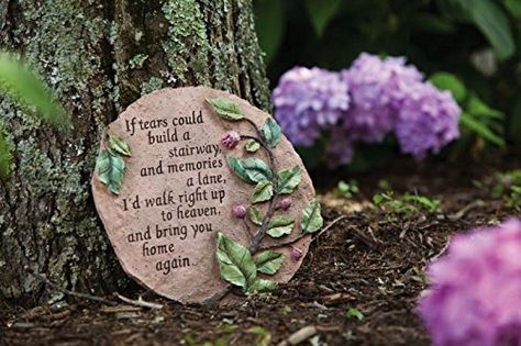 Where were you when the world stopped turning... Memorial Garden Plaques, Garden Plaques, Garden Stepping Stones, Stone Pathway, Words Of Comfort, Memorial Stones, Garden Accents, Memorial Garden, Stepping Stone