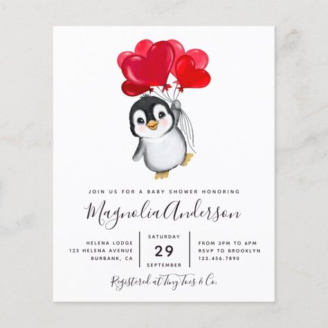 Penguin Theme Baby Shower, Penguin Baby Showers, Penguin Theme, Budget Baby Shower, Penguin Baby, Baby Shawer, Cute Penguin, Baby Penguins, Cute Penguins