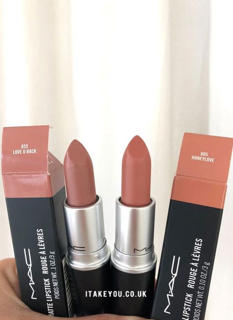 Creme Cup Mac Lipstick, Mac Honeylove Lipstick, Top Mac Lipsticks, Mac Modesty, Mac Honeylove, Pretty Lipstick Colors, Mac Nude Lipstick, Lipstick Colours, Perfect Nude Lipstick