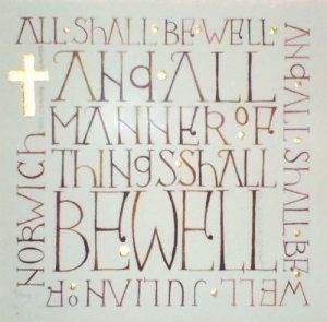 "All shall be well, and all shall be well, and all manner of things shall be well." ~Julian of Norwich All Shall Be Well, Julian Of Norwich, Gospel Reading, Calligraphy Artist, Guilty Pleasure, The Gospel, Manners, Going To Work, Cool Words