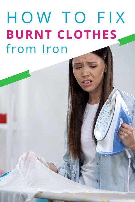 Can clothes burnt by an iron survive? It depends on the material. See our tips on how to remove scorch marks from clothing and how to fix your garment when you've burnt it with an iron. Iron Burn On Clothes How To Remove, How To Get Iron Stains Out Of Clothes, Remove Iron Stains From Clothes, How To Remove Burn Stain From Iron, Burnt Clothes, Burn Clothes, Turf Burn, How To Make Iron, Iron Burn