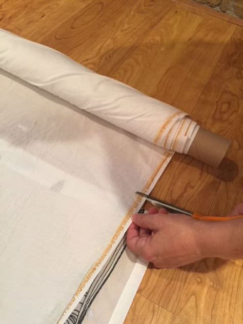 Adding a Lining to a Store Bought Curtain How To Make Store Bought Curtains Look Custom, How To Line Ready Made Drapes, How To Line Curtains, Shear Curtains, Roman Blinds Living Room, Curtain Lining, Roll Up Curtains, Drapery Treatments, Curtains Diy