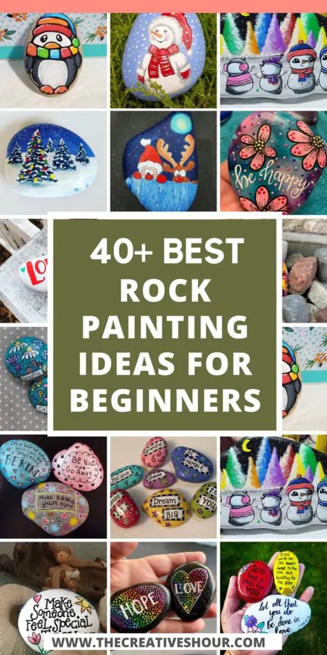 Step By Step Rock Painting For Beginners, Cool Rock Painting Ideas Aesthetic, Rock Painting Ideas Easy Step By Step, Painting Ideas For Summer, Rock Painting For Beginners, Ideas For Summer Activities, Aesthetic Rock Painting, Acrylic Painting Rocks, Easy Rock Painting Ideas