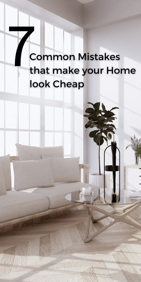 7 Common Mistakes that make your Home look Cheap / Clutter and How to organize / How to Upcycle furniture / How to Elevate your Home Aesthetic / Oversized Furniture / Camouflaging Decor / HallstromHome How To Elevate Your Living Room, How To Style Home Decor, How To Elevate Your Home Decor, Elevate Home Decor, How To Make Couch More Comfortable, How To Elevate Your Home, How To Make Home Look Expensive, Elevated Home Decor, Cheap Ways To Elevate Your Home