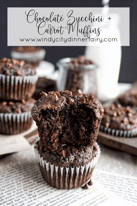 Chocolate Zucchini Carrot Muffins, Veggie Chocolate Chip Muffins, Muffins With Hidden Veggies Kids, Hidden Veggie Chocolate Muffins, Veggie Chocolate Muffins, Chocolate Veggie Muffins, Zucchini And Carrot Muffins, Blueberry Crumble Muffins, Carrot Zucchini Muffins