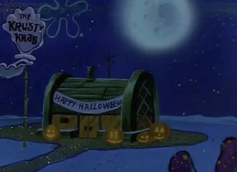 Spongebob Halloween, The Krusty Krab, Krusty Krab, Happy Halloween, Pumpkins, Halloween