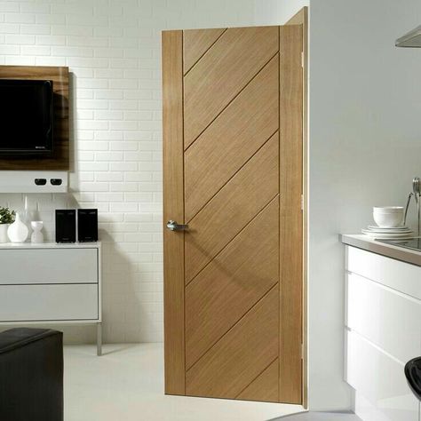 Nice Simple Bedroom Door Design, Simple Door Design Woods, Flush Door Design Modern Veneer, Bathroom Door Design Woods, Venner Doors, Sobna Vrata, Hotel Doors Design, Internal Doors Modern, Bathroom Door Design