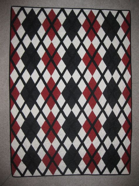 Argyle Quilt, Celtic Quilt, Quilting Stitches, Big Block Quilts, Patriotic Quilts, Scrap Quilt Patterns, Modern Quilting, Lap Quilts, Cozy Quilts