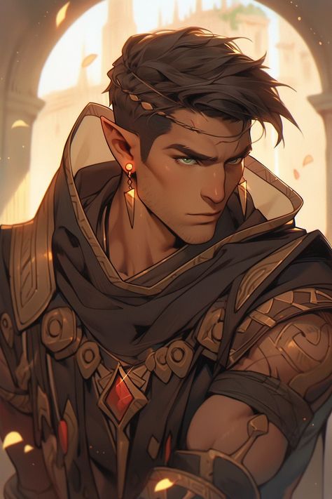 Elf Dnd Character Male, Dnd Elf Male, Dnd Characters Ideas Character Inspiration, Rpg Character Art Male, Dnd Character Concept Art, Dnd High Elf, Wood Elf Male, Fantasy Elf Art, D&d Character Art